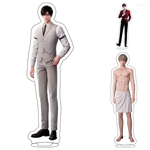 Anahtarlıklar 15cm cazibe Korean Bl Anime Aşk ve Deepspace Akrilik Stand Model Cosplay karakterleri Süsleme Assesorios Mal Koleksiyonu Hediyeler