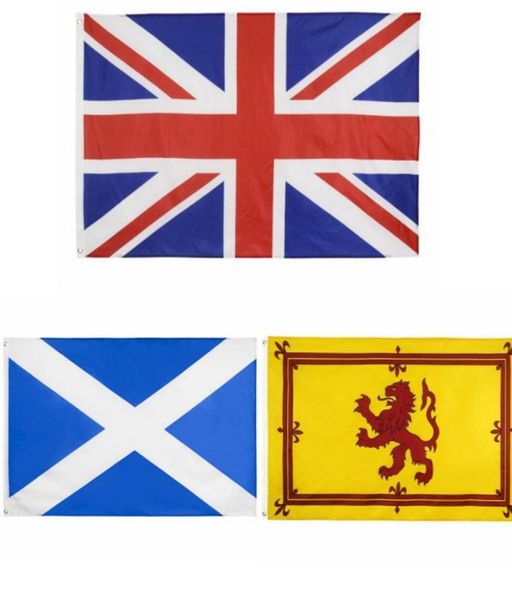 Bandeira da Escócia 90150cm Royal Lion National 3x5ft Decoração de impressão digital Banner DHL4664923