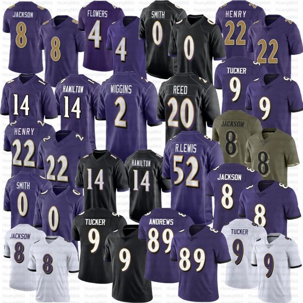 Derrick Henry Lamar Jackson Football Jersey Roquan Smith Zay Flowers Hamilton Marlon Humphrey Justin Tucker Mark Andrews Wiggins Ray Lewis Reed Madubuike probabilmente