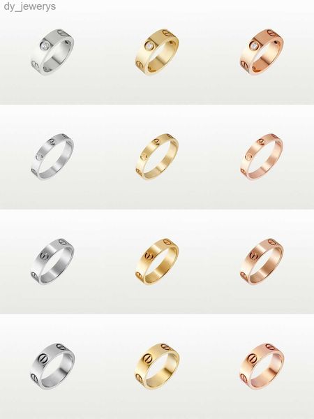 Love Vint Ring Classic Luxury Designer Jewelry 2022 Женские кольца кольца Titanium Steel сплав с сплав с золотоискаты