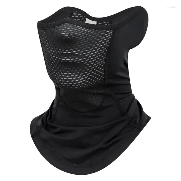 Campo de bicicleta Nylon Ice Silk Hood Máscara de passeio de pilota