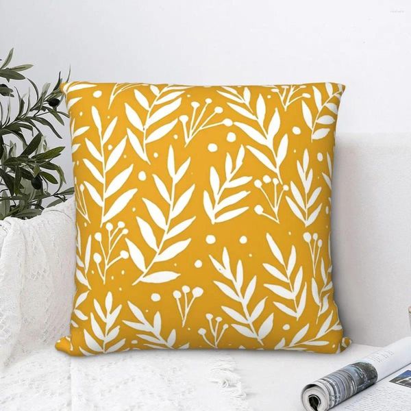 Travesseiro ramificações fofas de arte de arco de arremesso amarelo ARTH PLUSTA PAIS CAPAS PARA CADEMA DE SOFA CASA Cadeira decorativa de mochila decorativa