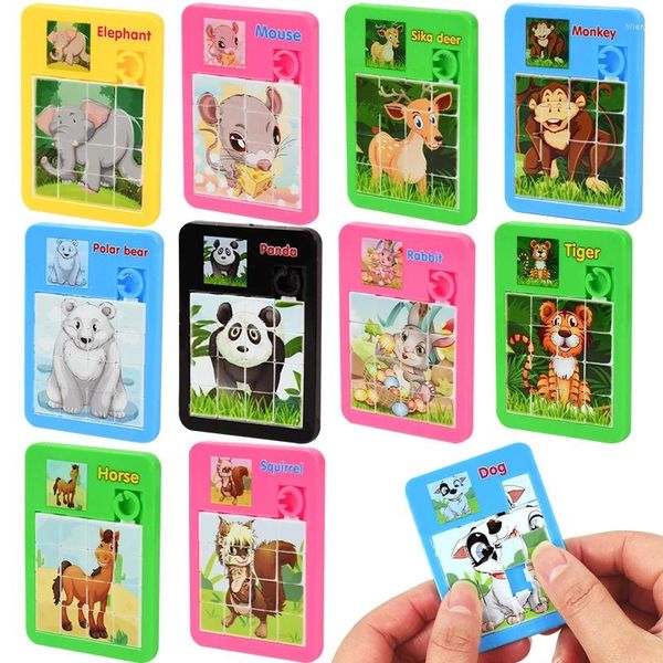 FORNE PER PARTY 5 pezzi da cartone animato puzzle animale puzzle per bambini souvenir regali per bambini premi educativi in via di sviluppo giochi giocattoli