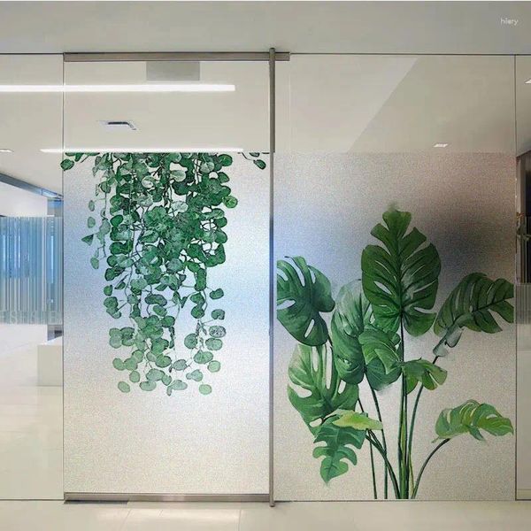 Adesivi per finestre Office Windows Film Adesivo personalizzato Dimensioni personalizzate in vetro smerigliato Porta in PVC Autodesiva Decorazione