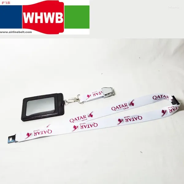 Сумка Qatar Airways Air Rest Beate Buckle Neck Secle Lanyards Id Badge Card держатель пилотный рейс -экипаж Компания офисная телефонные ремни Слинг