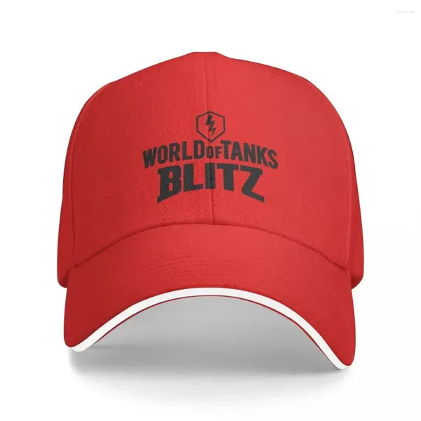 Berets World of Tanks Blitz логотип Cap Fashion Casual Baseball Caps Регулируемые шляпа Hip Hop Summer Unisex Hats Полихроматический