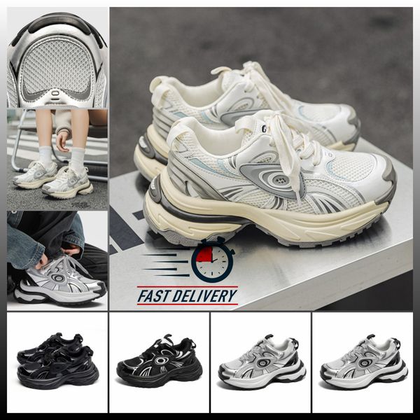 Beliebte dicke Solted Dad Schuhe Frauen Neue China-Chic-Casos-Schuhe Sneakers weiße Schnüre-up Vier-Stil KOSTENLOSE Versandjugendliebhaber Neue trendige Herren PVC 2024 35-44