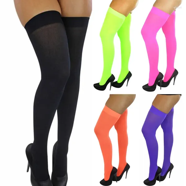 Frauen Socken Modestrümpfe schwarz weiß Rot über dem knielangen sexy Oberschenkel hohe Strumpfmädchen Damen Strumpfhose Strumpfhose eng