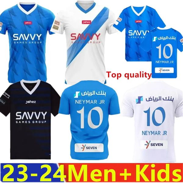 Neues 2024 New Moon Football-Shirt Ronaldo weg Nr. 10 Neymar Trikotsklassiker Jersey, hochwertiges Kurztop, Marken-Sporthemd, T-Shirt-Jacke für Erwachsene und Kindermarke