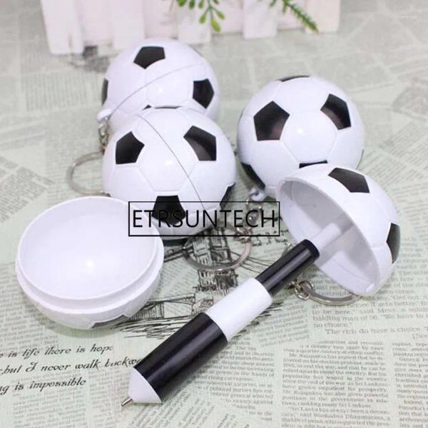 Favor favorita 500pcs Football Ballpond Pen Keychain Soccer Ball Fãs Esportes Sports Sport Gifts Boys Birthday Birthday