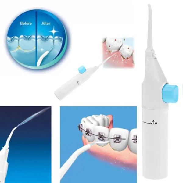 2024 Kunststoff -Zahnhygiene -Flosshlosserreiniger Mund Zahnersatz Reiniger des Mundzahns für Zahnseidepicke Pro