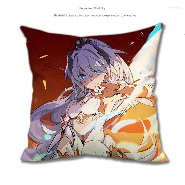 Pillow Cinese Mobile Game Honkai Impact3 Xin Yan Zhi Zhe Tiro a doppia faccia Beng Huai3 Divano Home Decor Benghuai