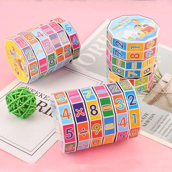 Favor de festa 10pc número aritmético Magic Block Educational Toys for Child Birthday Favors