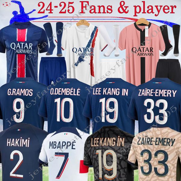 24 25 Mbappe Lee Kang in 3. Fußballtrikot