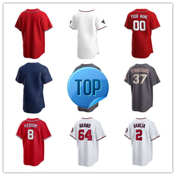 Washington Custom Nationals Baseball Jerseys Matt Barnes 46 Patrick Corbin 67 Kyle Finnegan 44 Dylan Floro 61 Robert Garcia 1 Mackenzie Gore 40 Josiah Gray