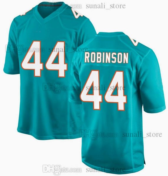 2024 Draft Pick Football Jersey 44 Chop Robinson 52 Patrick Paul 25 Jaylen Wright 50 Mohamed Kamara 32 Patrick McMorris Green Teal Color White All Stitcheded