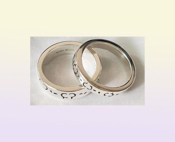 Люксрийные дизайнеры ювелирные кольца кольца поручения Cjeweler для Mens Womenslove Ring Men Classic Skull Fashion Rings 925 Sterling Silver 2108172