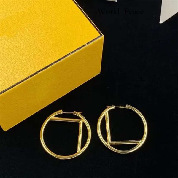 Womens Premium Gold Earring Designer Stalling Oreger Luxury Brand Letter Orecchini Gioielli di moda 548