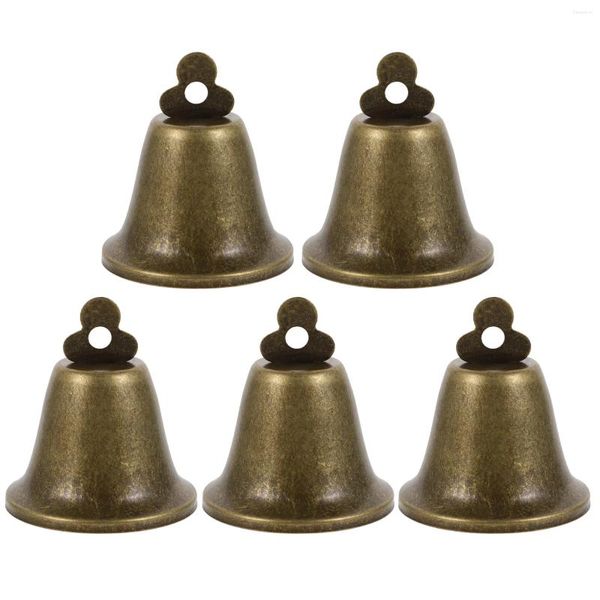 Partyversorgungen Viehzubehöre Glocken Vintage Design Iron Ring Chimes Schafstierkragen Ornamente Farming Accessoires (Bronze)