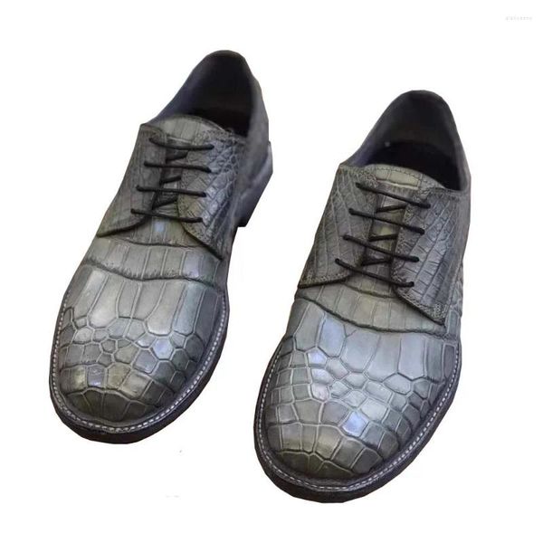 Повседневная обувь Leimanxiniu Crocodile Men Men Leather Fashion Fashion Soft Comfort Shoes -Malemale