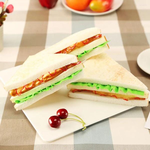 Flores decorativas PU PU MODELO ARTIFICIAL MODELO DE SANDWICH HOMECORAÇÃO OPLE DE BOLOS DOS PREVELO PARA APS REALISTA REALISTA