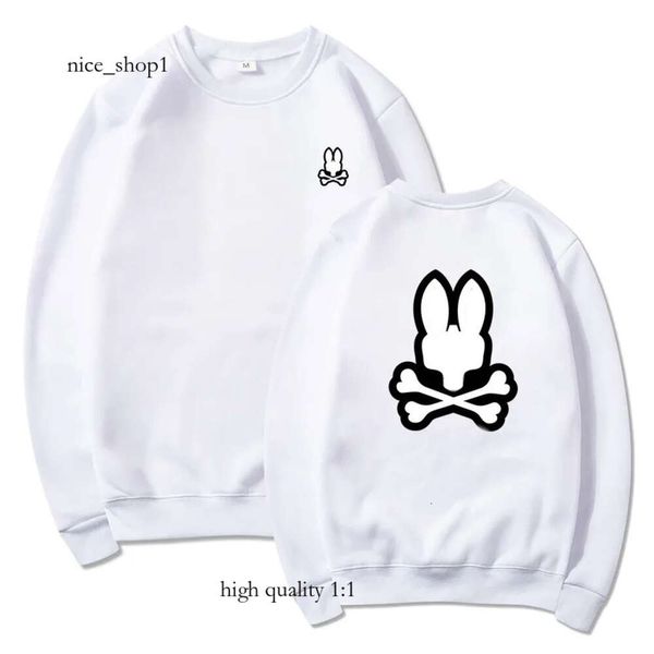 Psychological Bunny Hoodie Fun Rabbit Printing Hoodwon Cotton Bad Bunny Kapuzenpila Hoodie Pullover Sport Sweatshirts Männer Pullover Psychol Bunny 8762