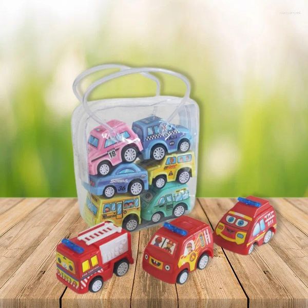 Decorazione per feste da 60 pezzi per ragazzi ragazze mini cartone animato pull back auto camion bambini bambini bambini educativi giocattoli per la scuola materna favoriscono regalo di compleanno pasqua