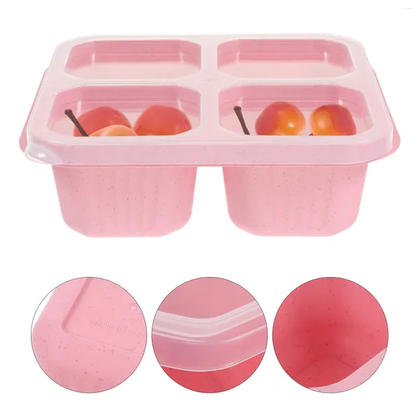 Stoviglie 2 pezzi Candy Serving Case Case Snack Contenitore Memoria dolce Plastica