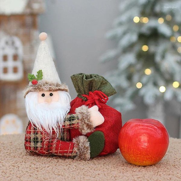 Рождественские украшения подарочная сумка милый шнурки снеговик Санта -лоська