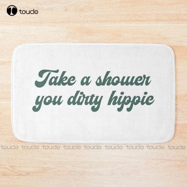 Tappetini da bagno fai una doccia, matro hippie sporco fresco tappeto da bagno per camera