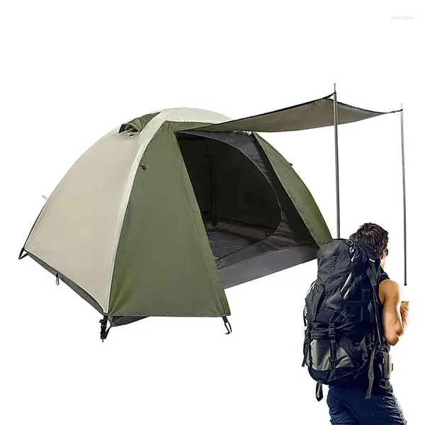 Tende e rifugi per campeggio Tenda a cupola Portiera di 2 persone Capacità di sonno facile Setup Persone portatili con borsa da trasporto