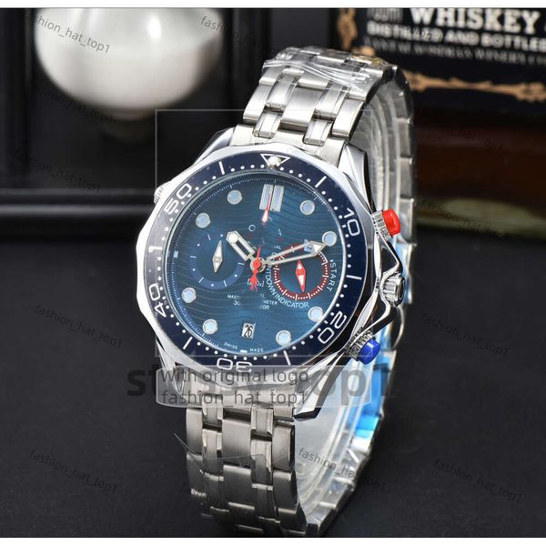 OMG Watch 2024 Новый бренд Оригинальный бизнес -мужчина классический круглый корпус Quartz Watch Chock Whod - рекомендуемые часы для повседневного A41 DB49