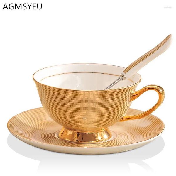 Kupalar lüks kemik çin kahve fincan bir Avrupa yaratıcı zarif İngilizce ikindi çay fincanı çay seti seramik Amerikan