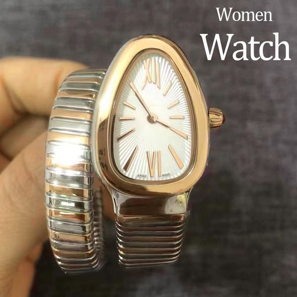 orologi da donna Ladies orologio oro orologio da donna Designer 20mm Size Quartz Muovo in acciaio inossidabile Watchstrap moderno MODERNA Casic Snake Clasic Clasic