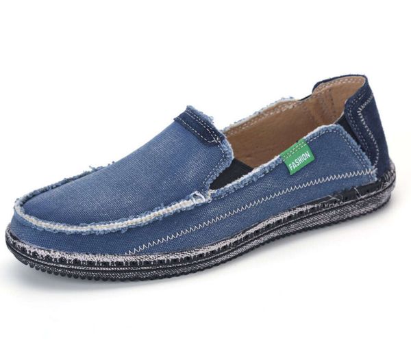 2024 Scarpe casual designer per uomini Gai Denim Slip-On Black Blue Brown MENS ALL'AMTINE Old Dir