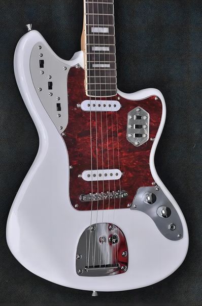 Melhor clássico personalizado de fábrica, Jaguar Electric Guitar, Fingerboard de mogno, Maple