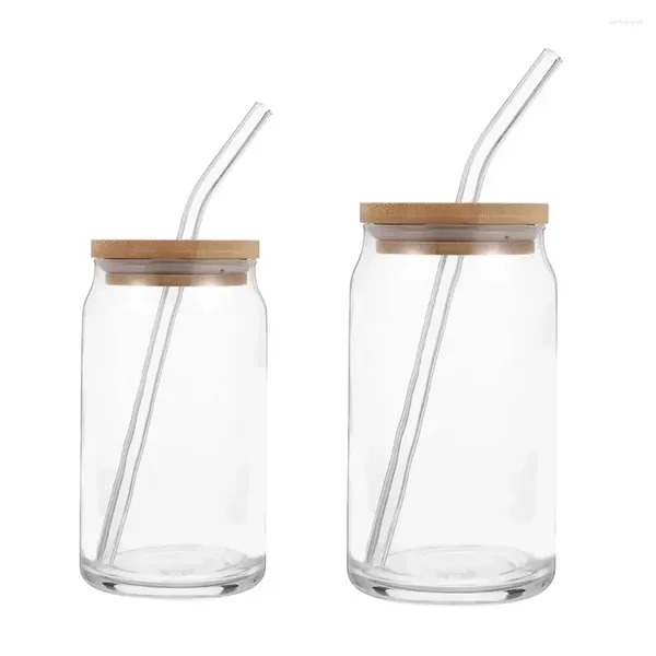 Outros pássaros suprimentos 2 tamanhos disponíveis 1 PCS Jarros de pedreiro caneca de café com palhetas copos de bebidas com copos de bebidas para uísque de coquetel