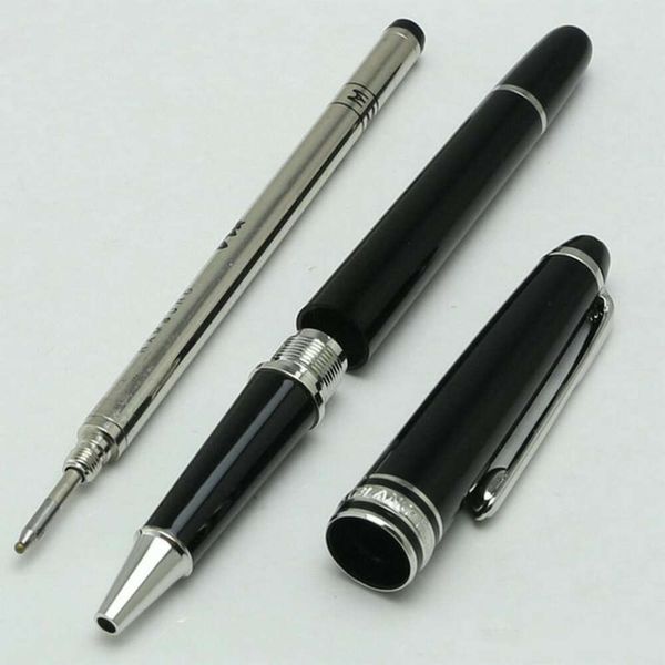 Harz Großhandel Silber Limited Edition Black Trim Classique MT Kugelschreiber und Brunnenstift zum Schreiben