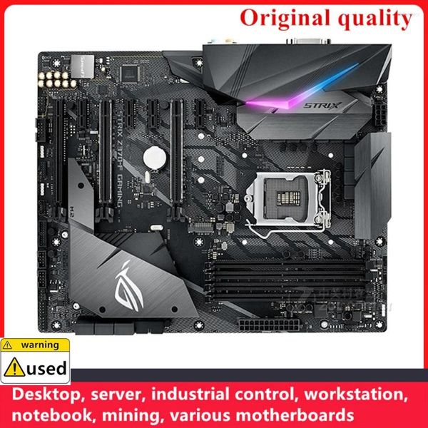 Placas-mãe para ROG Strix Z370-F Gaming LGA 1151 DDR4 64 GB ATX Intel Z370 Prainboard M.2 NVME SATA III USB3.0