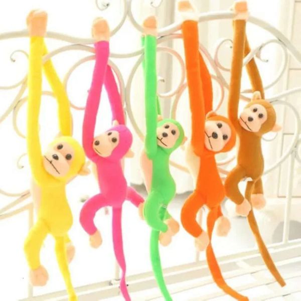 Macaco de macaco braço longo 70 cm pendurado em cauda para crianças fofas de presente brinquedos de boneca de boneca sm ys s