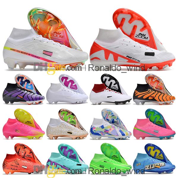 Sacchetti regalo maschi stivali da calcio femminile ronaldo cr7 ix elite fg tns tacchetti mbappe 9 neymar accecc zooms calcio scarpe per bambini tops outdoor greor botas de futbol