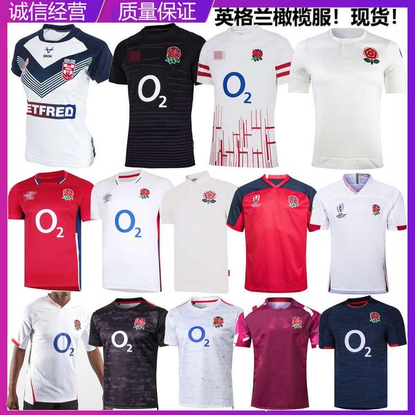 Joggen 22-23 England World Cup 150. Jubiläum Ausgabe Olive Jersey Kurzarm Rugby