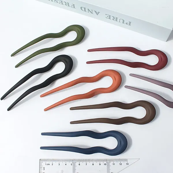 Hair Clips Mulheres Moda Bata Fork Hairpin Elegante Pins Girls Hairpins Banc -Maker Acessórios