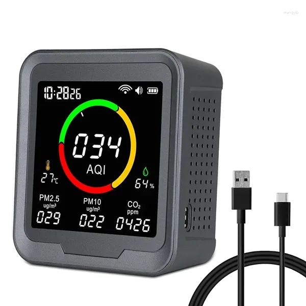 Rilevatore di CO2 PTH-9AW con monitoraggio del tester di temperatura digitale del misuratore di anidride carbonica PTH 9AW