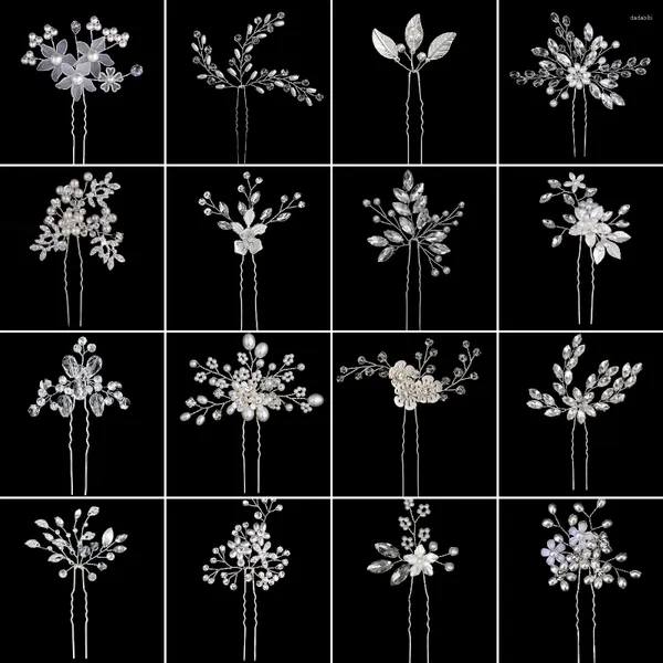 Copricapo di moda perla rhinestone pins pins barrette sposa accessori per matrimoni Accessori clip per donne