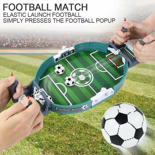 Вечеринка по получению 1Set Mini Soccer Table Football Board Desktop Interactive Toys Kids Sport Образование Портативный подарок на открытом воздухе