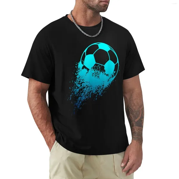 Men's Polos Soccer Player Sports Sports Vintage Men Boys T-shirt Summer Top personalizados para um garoto