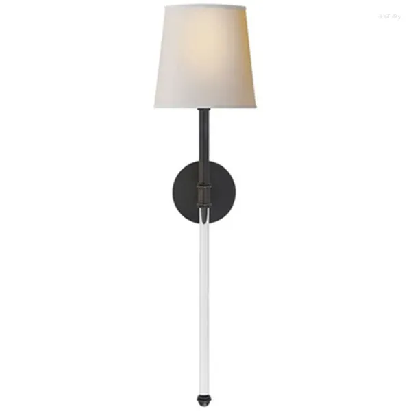 Lampade a parete American tradizionale beige e14 lampada a led materiale rame scones soggiorno lamparas infissi di illuminazione