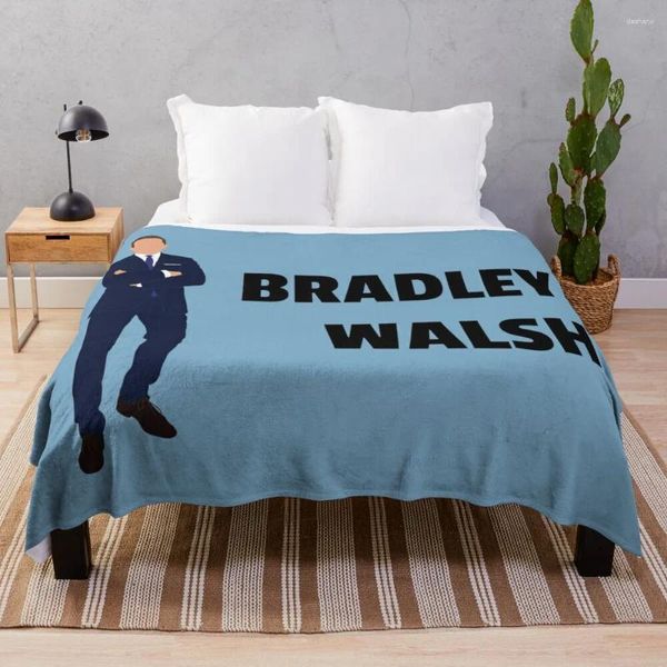 Decken Bradley Walsh - Original Fan Art Turte Decke Kawaii Fluffy großes weiches Bett