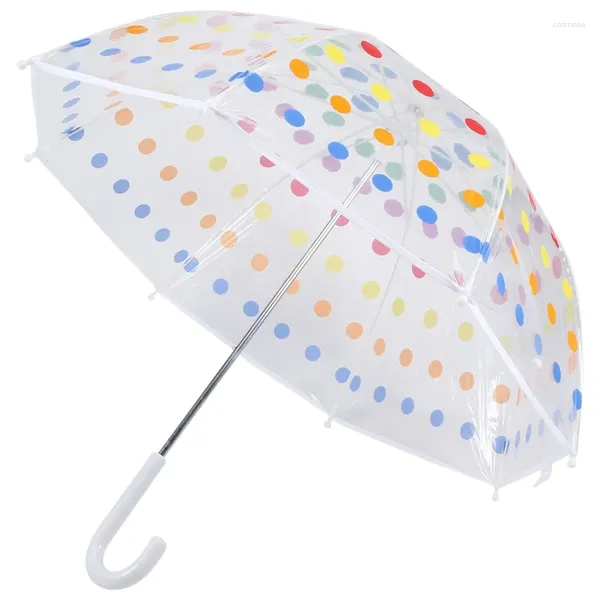 Dachkinderkind -Blasen Regenschirm Herren- und Frauen Kinder transparent Langgriff Mode